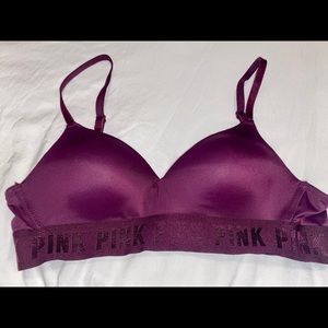 Victoria’s Secret 34A purple lightly padded bra